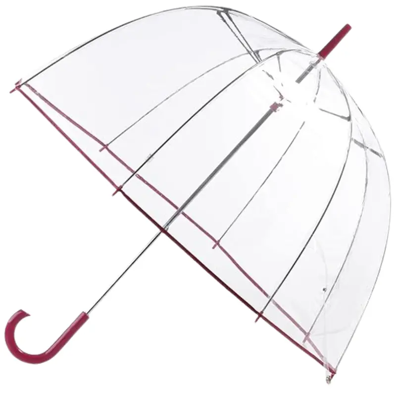 Clear Dome Bubble Umbrella – Oversized Weatherproof Canopy for Outdoor Rain Protection