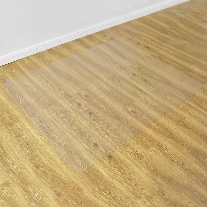 Clear PVC Chair Mat for Hardwood, Tile, and Laminate Floors 2