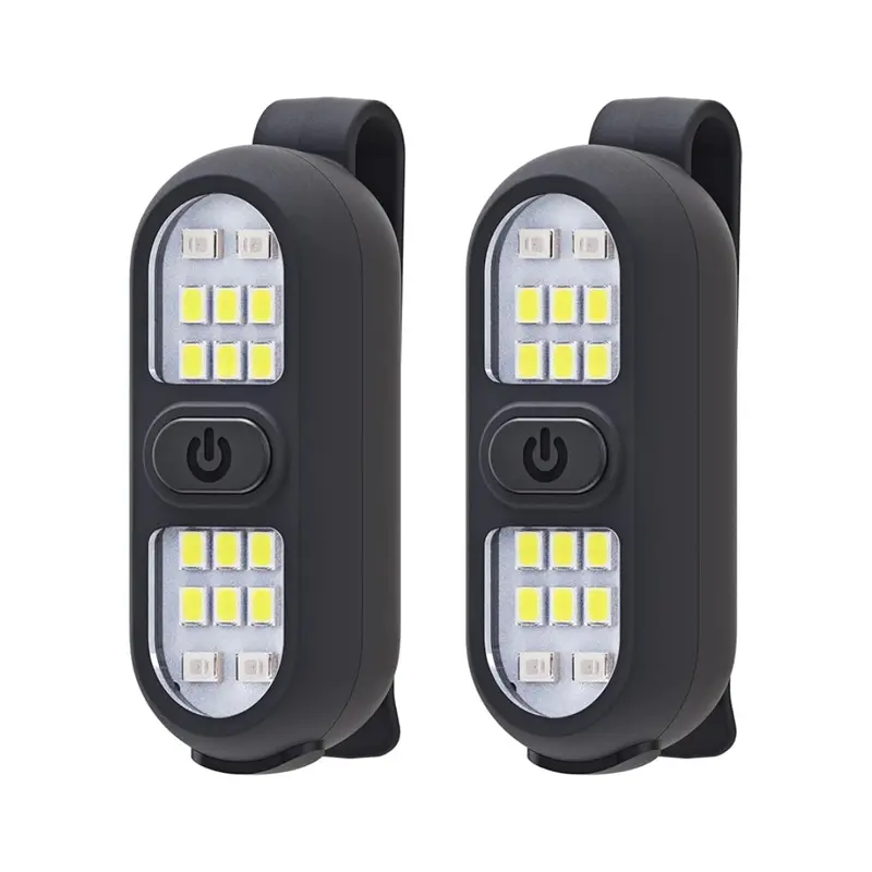 Clip-On Rechargeable Safety Lights for Runners, Hikers & Nighttime Pedestrians 2
