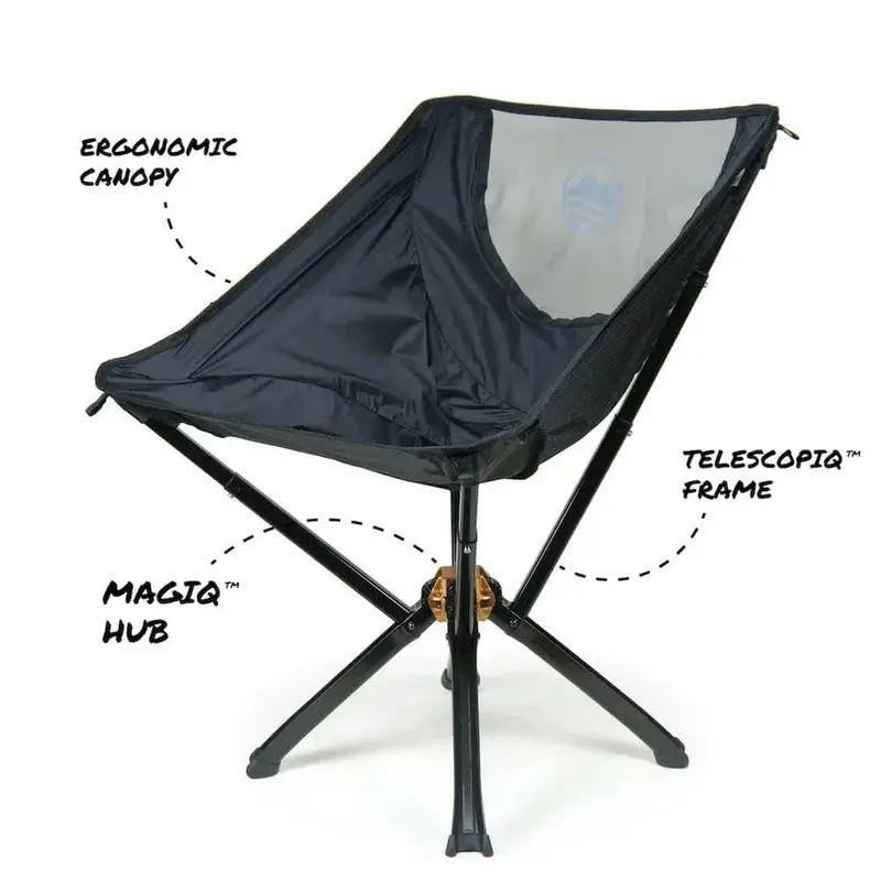 CLIQ Ultra-Lightweight Folding Camping Chair – 300 lb Capacity, Portable & Durable