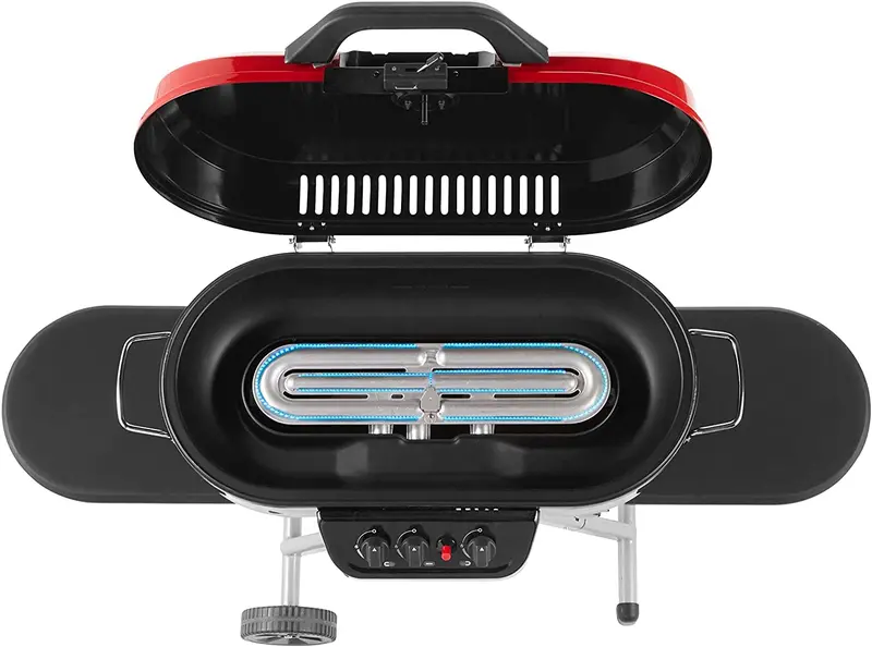 Coleman RoadTrip 285 Portable Propane Grill – Stand-Up Design with Adjustable Burner
