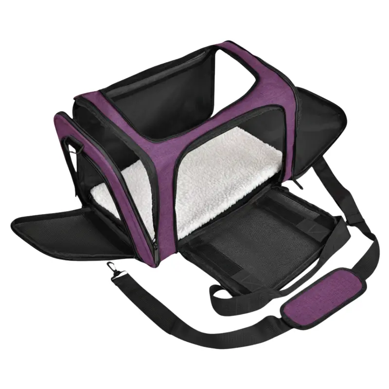 Collapsible Pet Carrier – Breathable Mesh Panels and Foldable Design (2 Sizes) 2