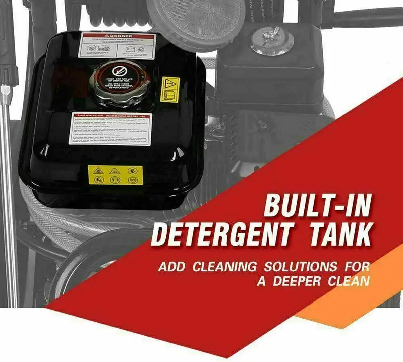 Commercial-Grade 4800 PSI 6.5HP Gas Pressure Washer System
