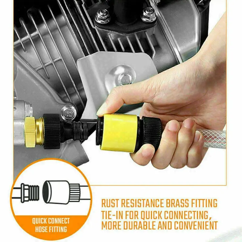 Commercial-Grade 4800 PSI 6.5HP Gas Pressure Washer System
