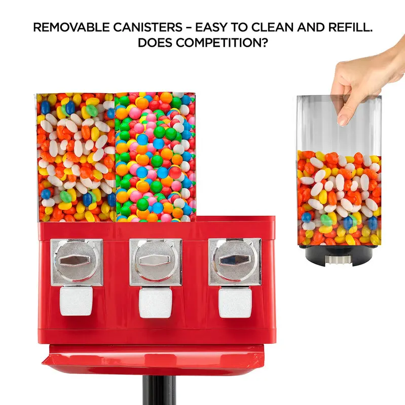 Commercial-Grade Dispenser with Removable Canisters – Modular Storage System