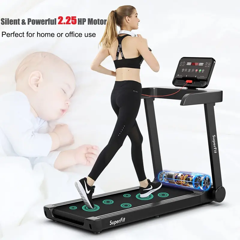 Commercial-Grade Electric Treadmill for Home or Gym – Smart App-Controlled Running Machine with Heavy-Duty Frame 2