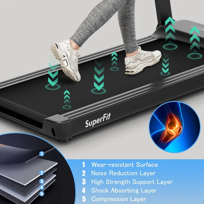 Commercial-Grade Electric Treadmill for Home or Gym – Smart App-Controlled Running Machine with Heavy-Duty Frame