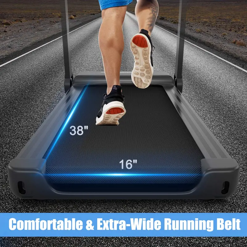 Commercial-Grade Electric Treadmill for Home or Gym – Smart App-Controlled Running Machine with Heavy-Duty Frame