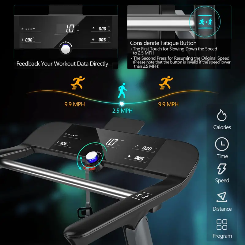 Commercial-Grade Folding Treadmill – Heavy-Duty Gym-Ready Running Machine