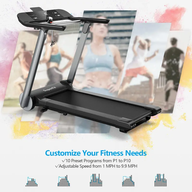 Commercial-Grade Folding Treadmill – Heavy-Duty Gym-Ready Running Machine