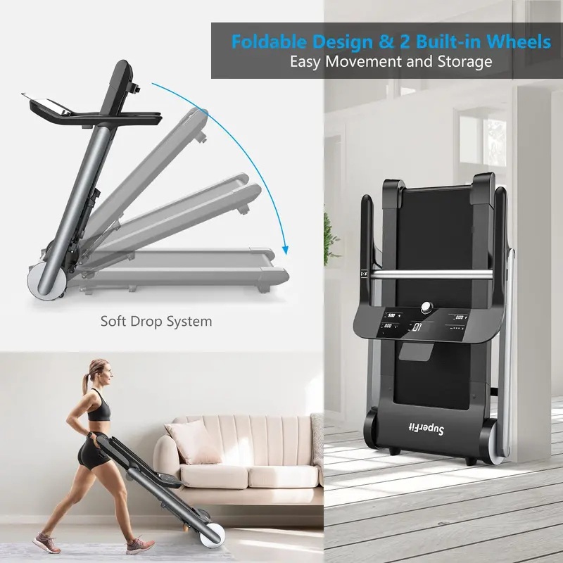 Commercial-Grade Folding Treadmill – Heavy-Duty Gym-Ready Running Machine