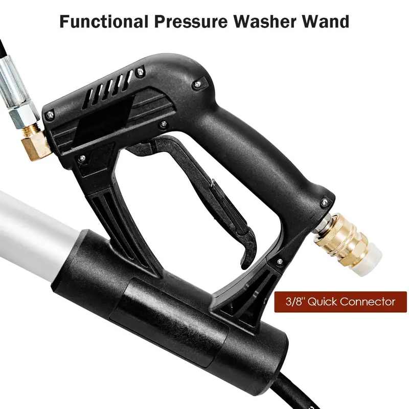 Commercial-Grade Telescoping Pressure Washer Wand Rated for 4000 PSI 2