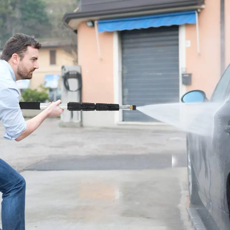 Commercial-Grade Telescoping Pressure Washer Wand Rated for 4000 PSI