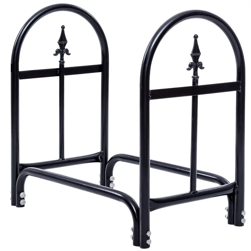 Compact 2-Foot Firewood Rack – Space-Saving Indoor and Outdoor Log Holder