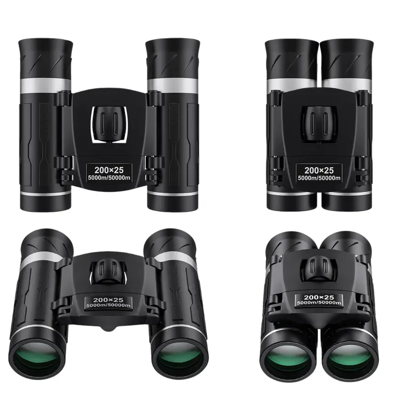Compact 200x25 Zoom Mini Binoculars for Travel, Hiking & Kids 2