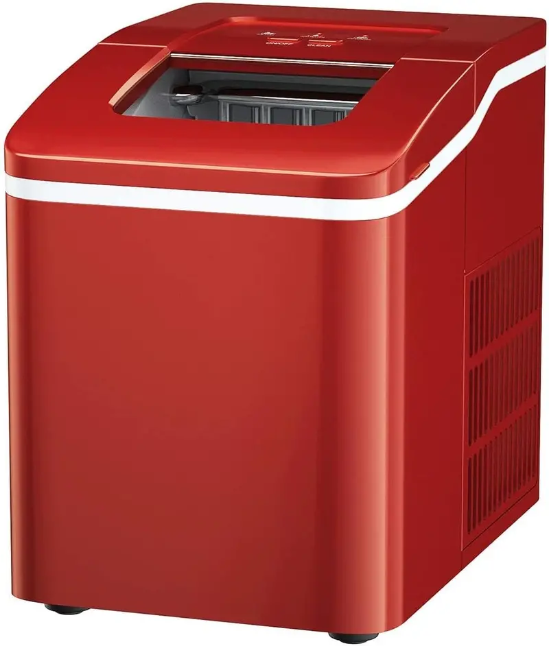 Compact Countertop Ice Maker – Bullet-Shaped Cubes Ready in Under 8 Minutes