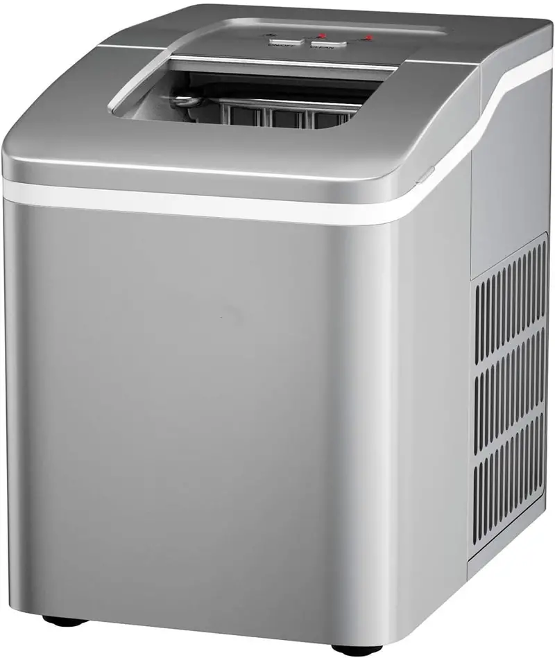 Compact Countertop Ice Maker – Bullet-Shaped Cubes Ready in Under 8 Minutes