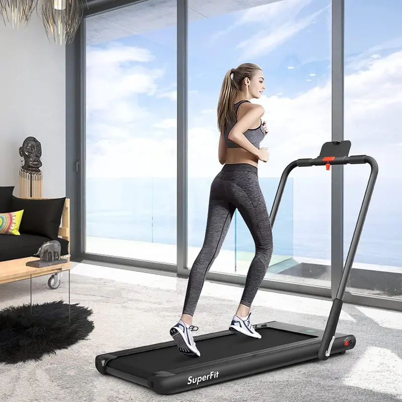 Compact Folding Under-Desk Treadmill – 2.25 HP Dual-Mode Superfit Walking Machine