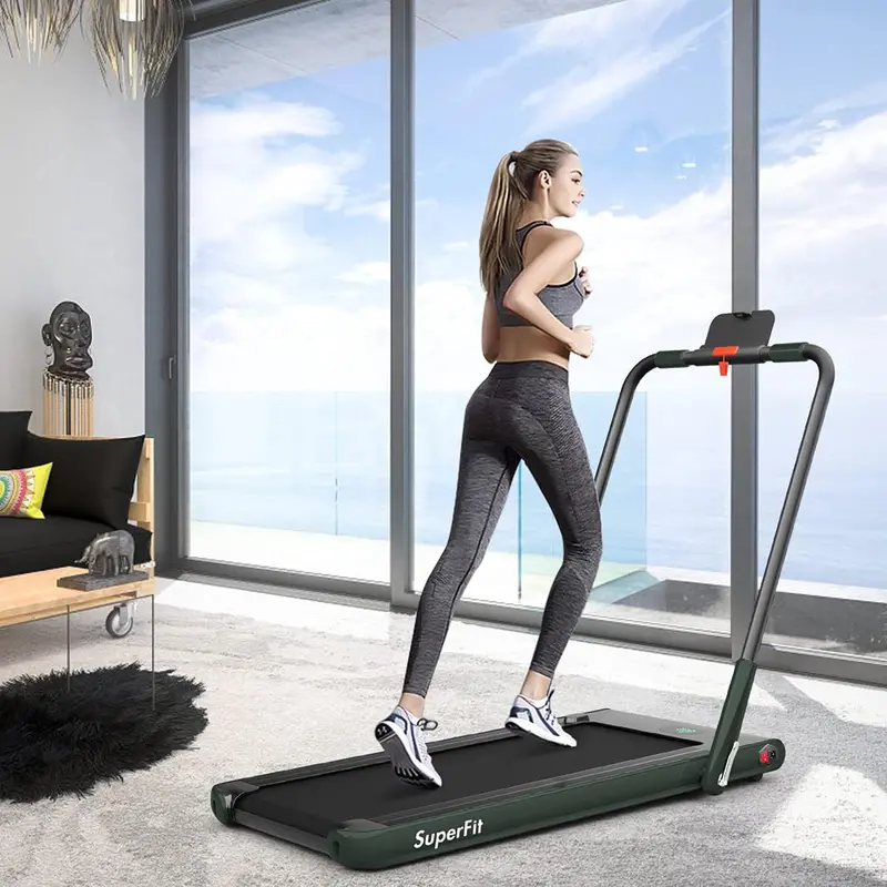 Compact Folding Under-Desk Treadmill – 2.25 HP Dual-Mode Superfit Walking Machine