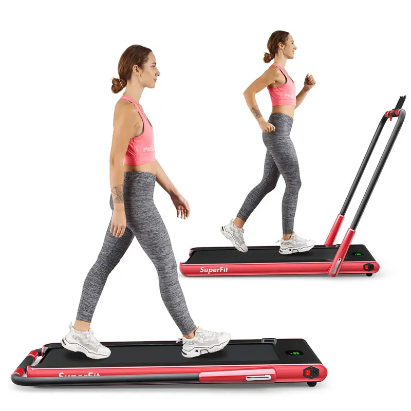 Compact Folding Under-Desk Treadmill – 2.25 HP Dual-Mode Superfit Walking Machine