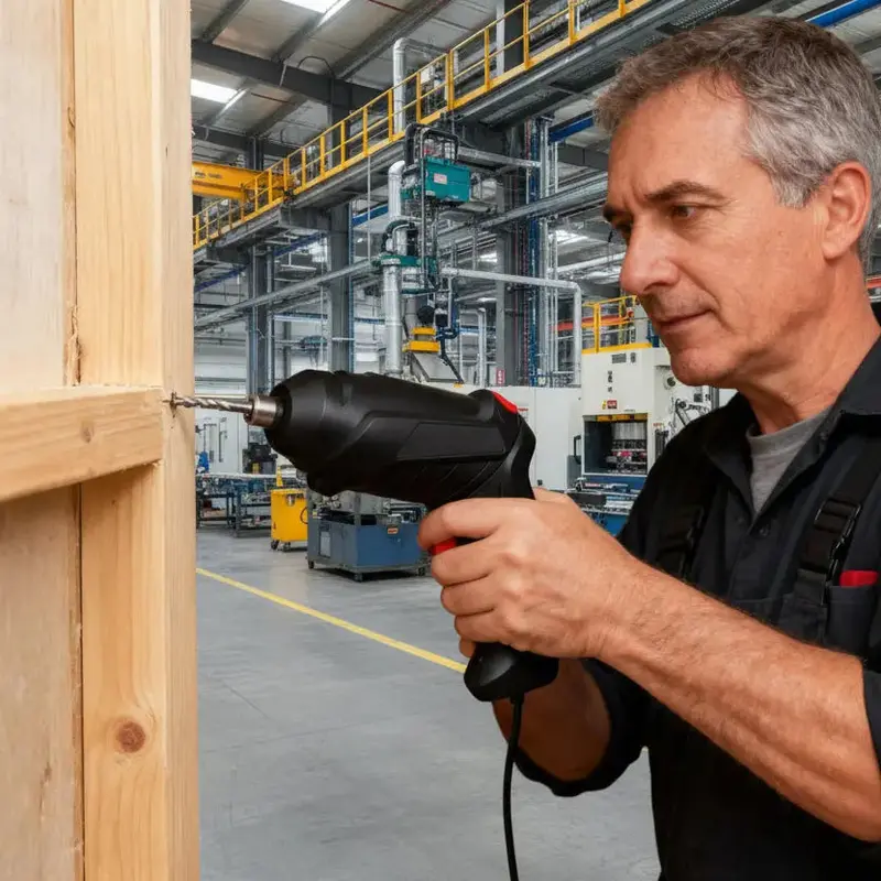 Compact LED-Illuminated Cordless Screwdriver – Portable Rechargeable Drill with Built-in Work Light