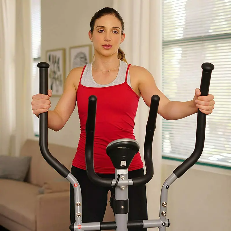 Compact Magnetic Elliptical Trainer for Low-Impact Home Workouts