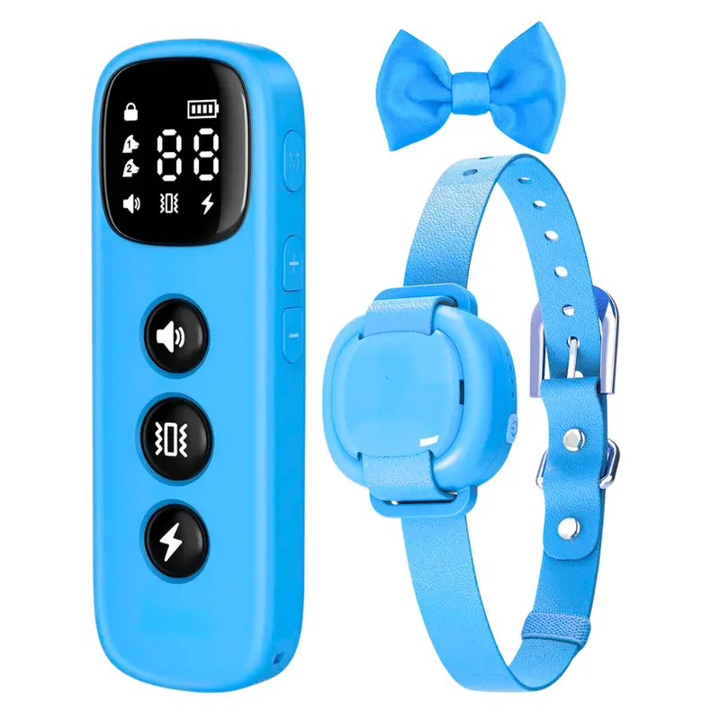 Compact Remote-Controlled Dog Training Collar with Beep/Vibration Modes