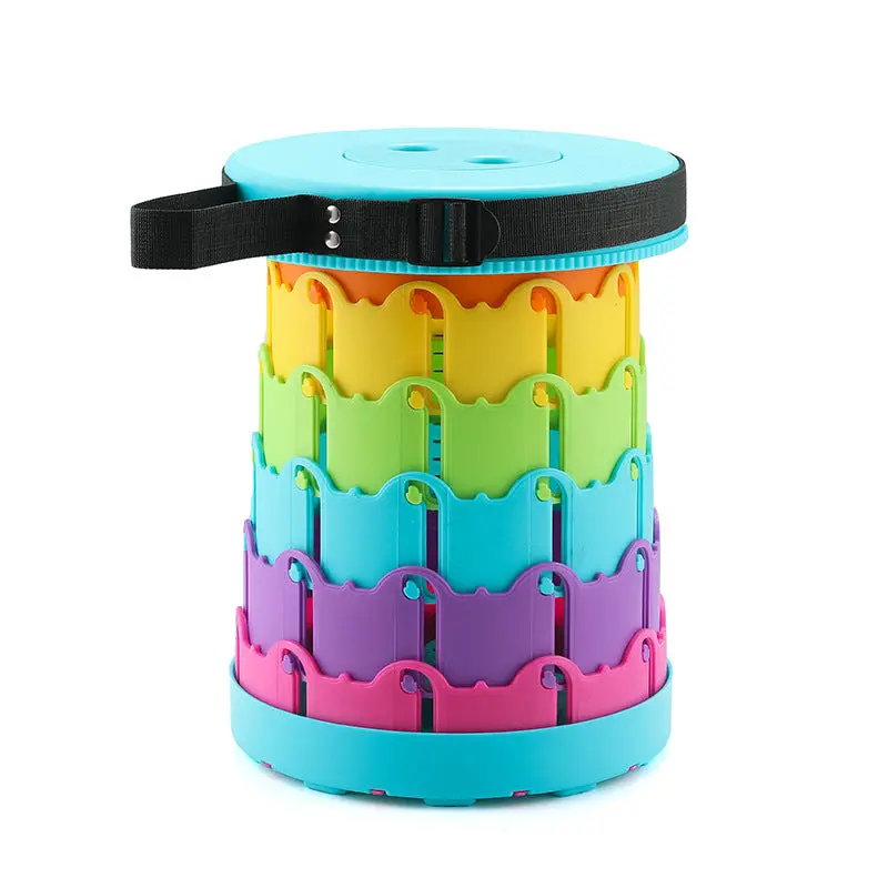 Compact Retractable Folding Stool | Portable Outdoor & Indoor Seating