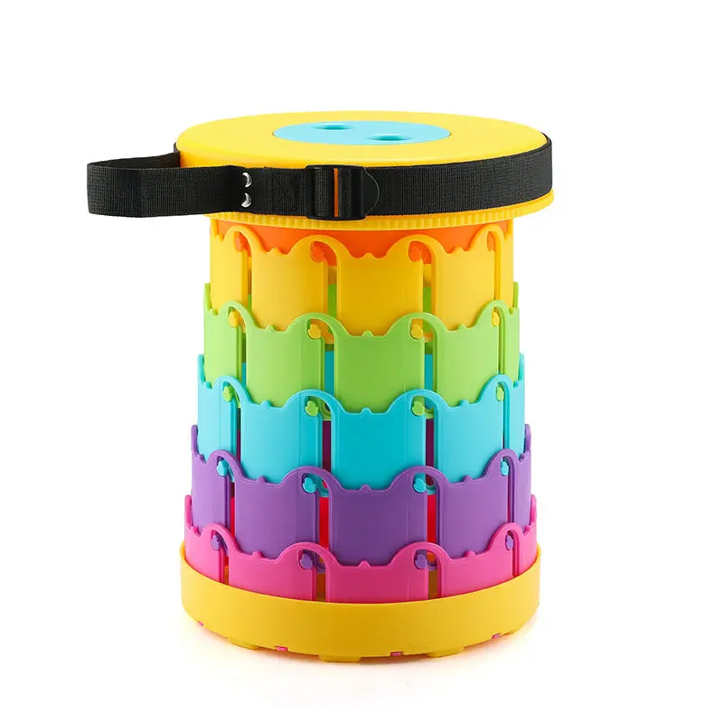 Compact Retractable Folding Stool | Portable Outdoor & Indoor Seating