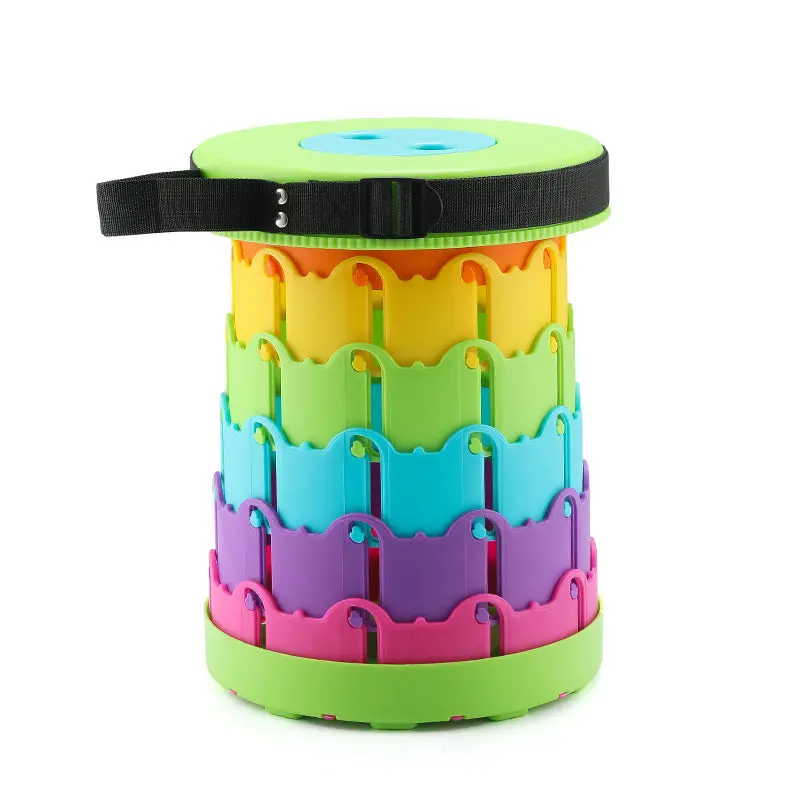 Compact Retractable Folding Stool | Portable Outdoor & Indoor Seating