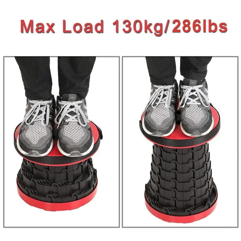 Compact Retractable Folding Stool | Portable Outdoor & Indoor Seating