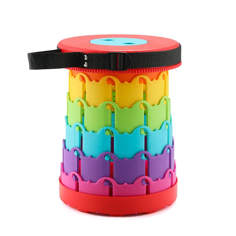 Compact Retractable Folding Stool | Portable Outdoor & Indoor Seating