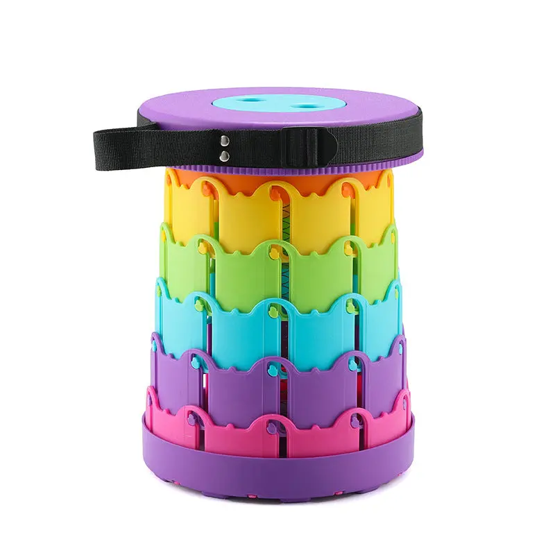 Compact Retractable Folding Stool | Portable Outdoor & Indoor Seating