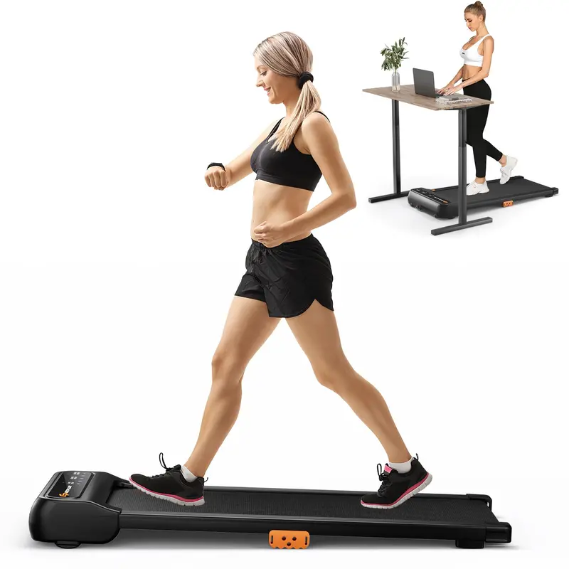 Compact Under-Desk Walking Pad Treadmill for Home Office Use