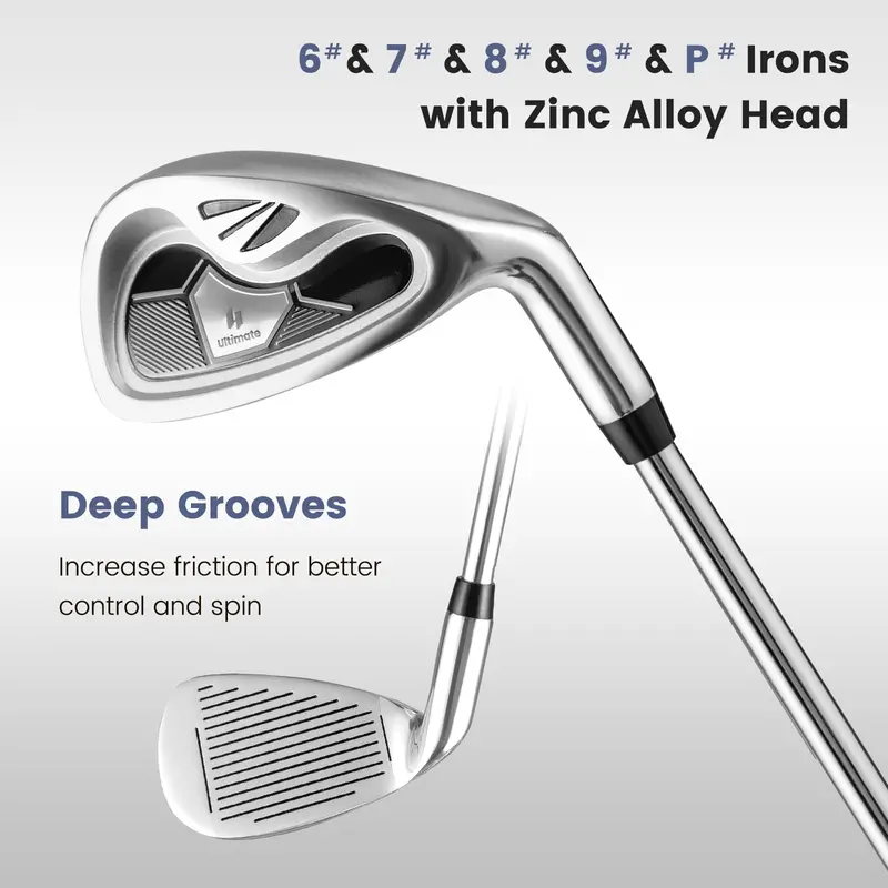 Complete Beginner-Friendly Golf Club Set for Adult Men