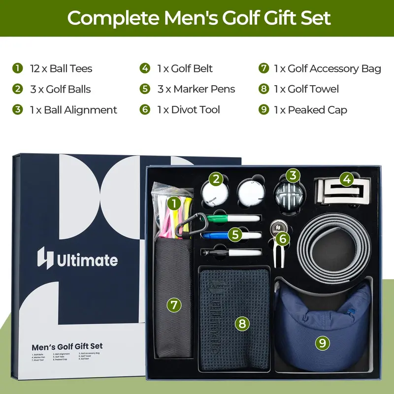 Complete Golf Accessory Set for Men and Women – Essential On-Course Gear Bundle 2