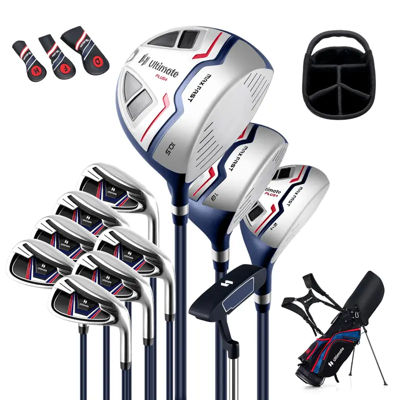 Complete Men’s Golf Club Set – Driver, Irons, Putter, and Bag
