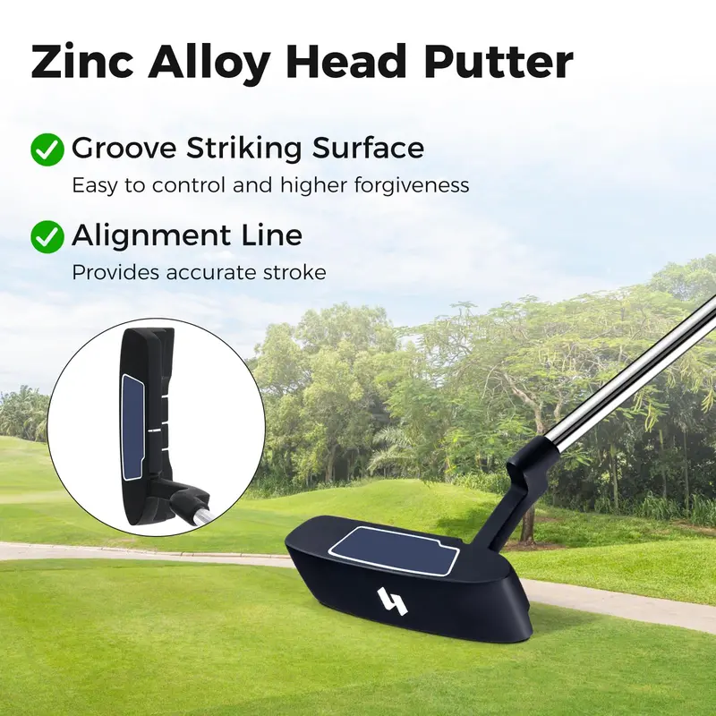 Complete Men’s Golf Club Set – Driver, Irons, Putter, and Bag