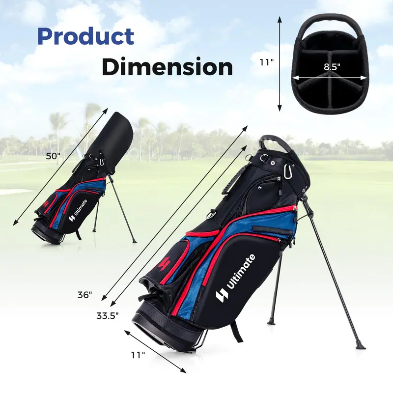 Complete Men’s Golf Club Set – Driver, Irons, Putter, and Bag