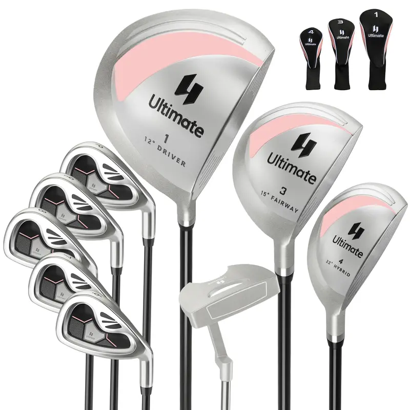 Complete Women’s Golf Club Set – 9-Piece Right-Handed Starter Kit for Beginners