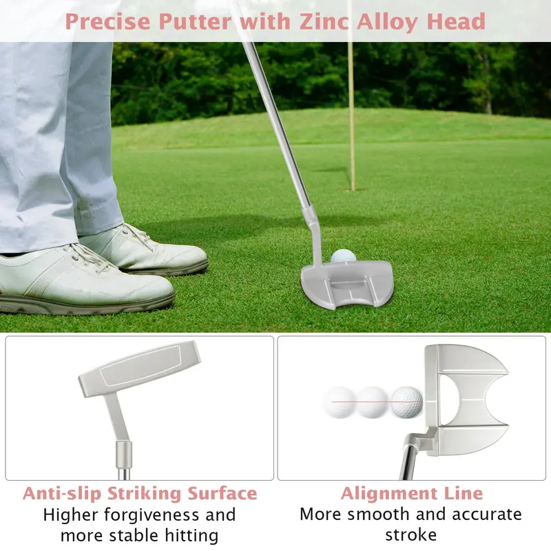 Complete Women’s Golf Club Set – 9-Piece Right-Handed Starter Kit for Beginners