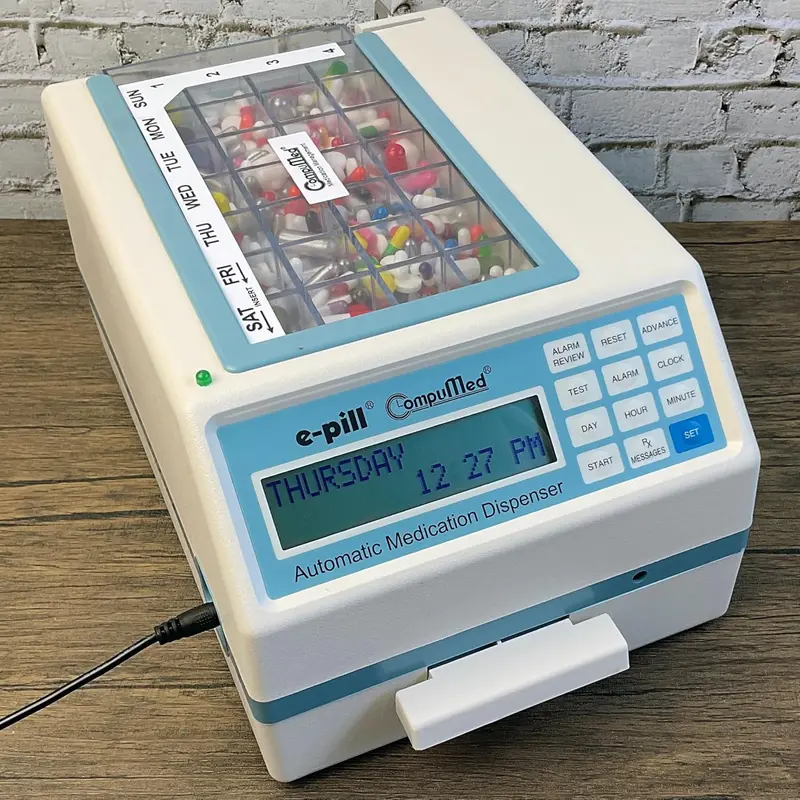 CompuMed Tamper-Proof Automatic Pill Dispenser — AC-Powered, Scheduled Dosing System