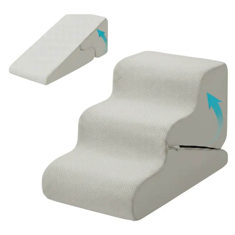 Convertible Small-Dog Stair-and-Ramp Combo for Easy Furniture Access