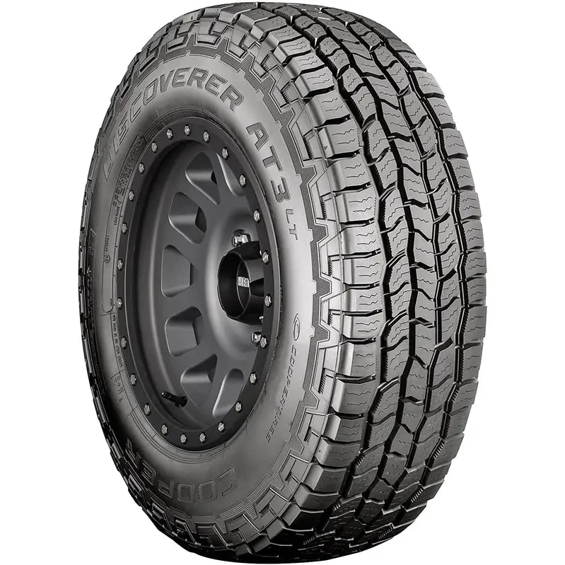 Cooper Discoverer AT3 LT All-Terrain Tires – 235/80R17 Load Range E, 10-Ply – Fits Silverado 3500 HD & Ram 3500