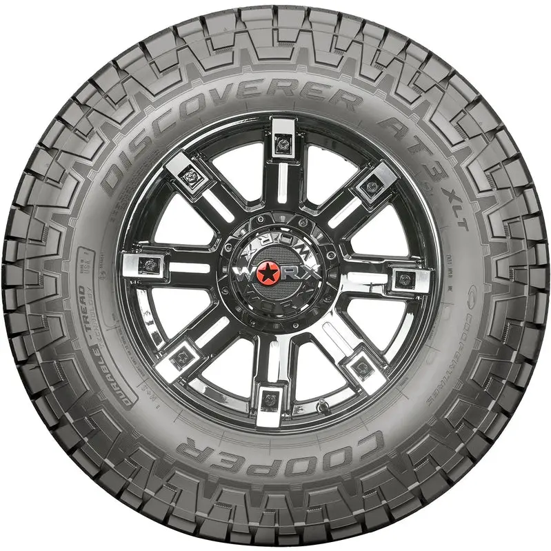 Cooper Discoverer AT3 XLT All-Terrain Tires – 285/60R20 Load Range E, 10-Ply, 125/122S Rating