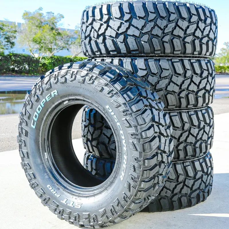 Cooper Discoverer STT Pro Mud-Terrain Tires – 285/70R17 121/118Q Load Range E, 10-Ply – For Jeep Wrangler Rubicon
