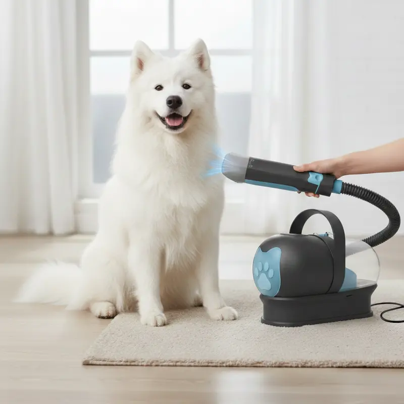 Corded Grooming Vacuum System with Clipper, Nail Grinder, and Accessory Tools 2