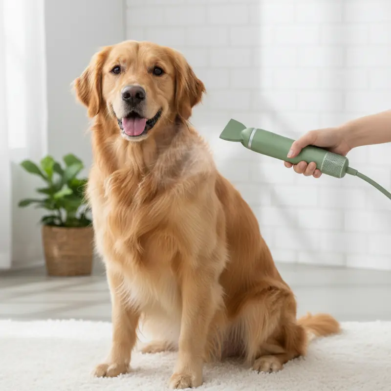 Cordless Handheld Dog Dryer with Variable Heat and Airspeed Settings