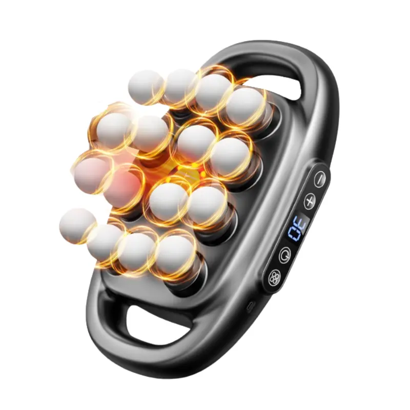 Cordless Handheld Massage Pad with Interchangeable Attachments for Targeted Relief 2