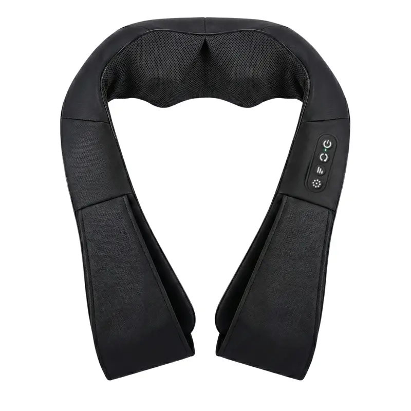 Cordless Neck & Shoulder Massager Featuring Heat Therapy and 8 Rotating Massage Nodes